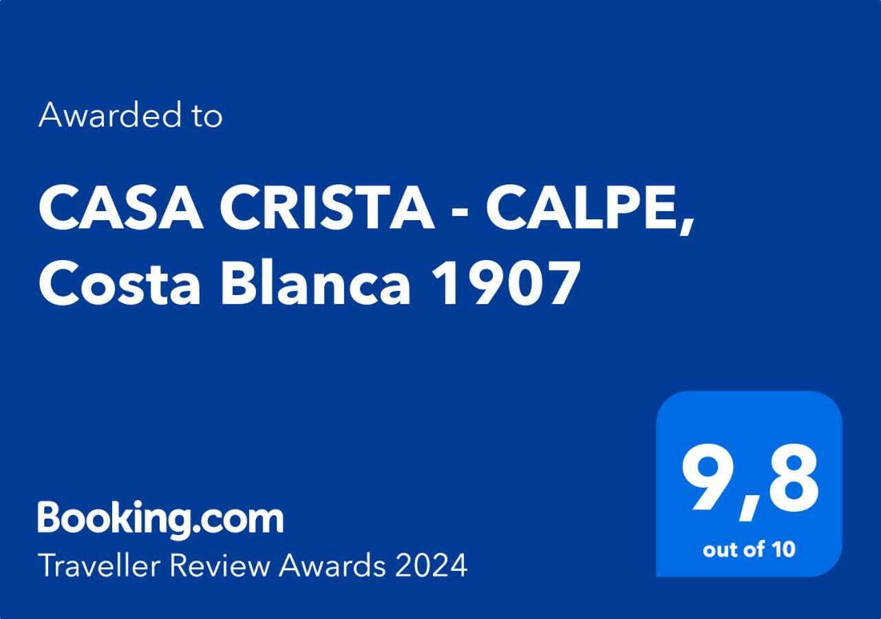 Ferienwohnung Casa Crista - Calpe, Costa Blanca 1907 Exterior foto
